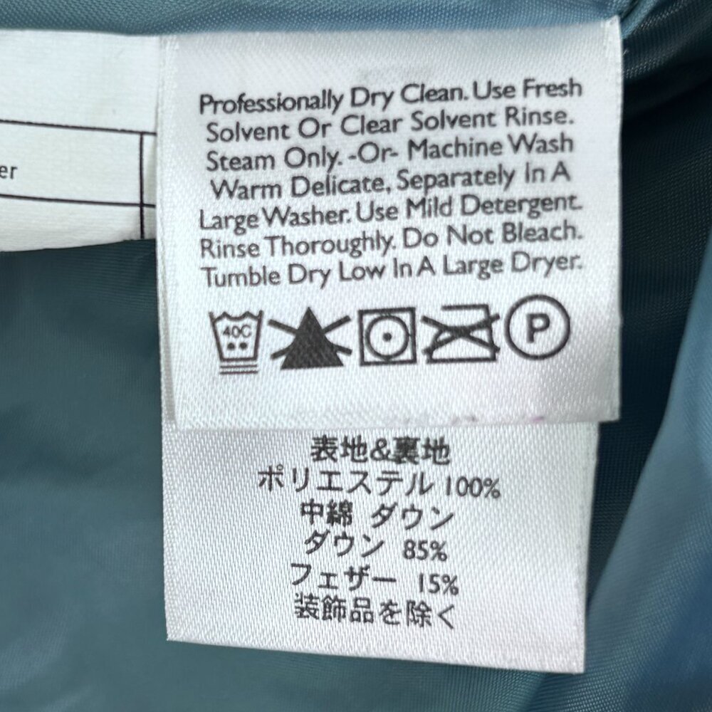 Eddie Bauer EB700 Premium Goose Down Full Zip‎ Puffer Vest Women's Size SP Green - Picture 8 of 12